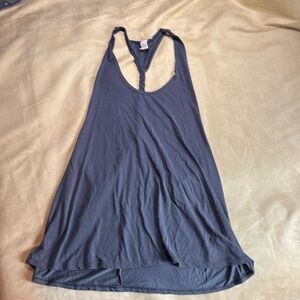 Gray braided tank top
